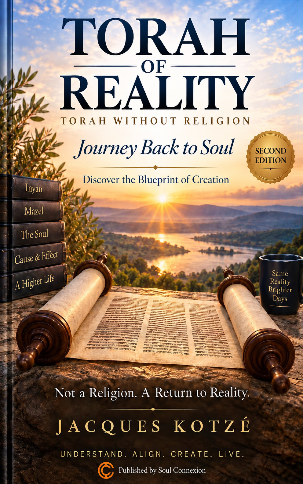Torah of Reality Second Edition cover: Torah Without Religion — Journey Back to Soul